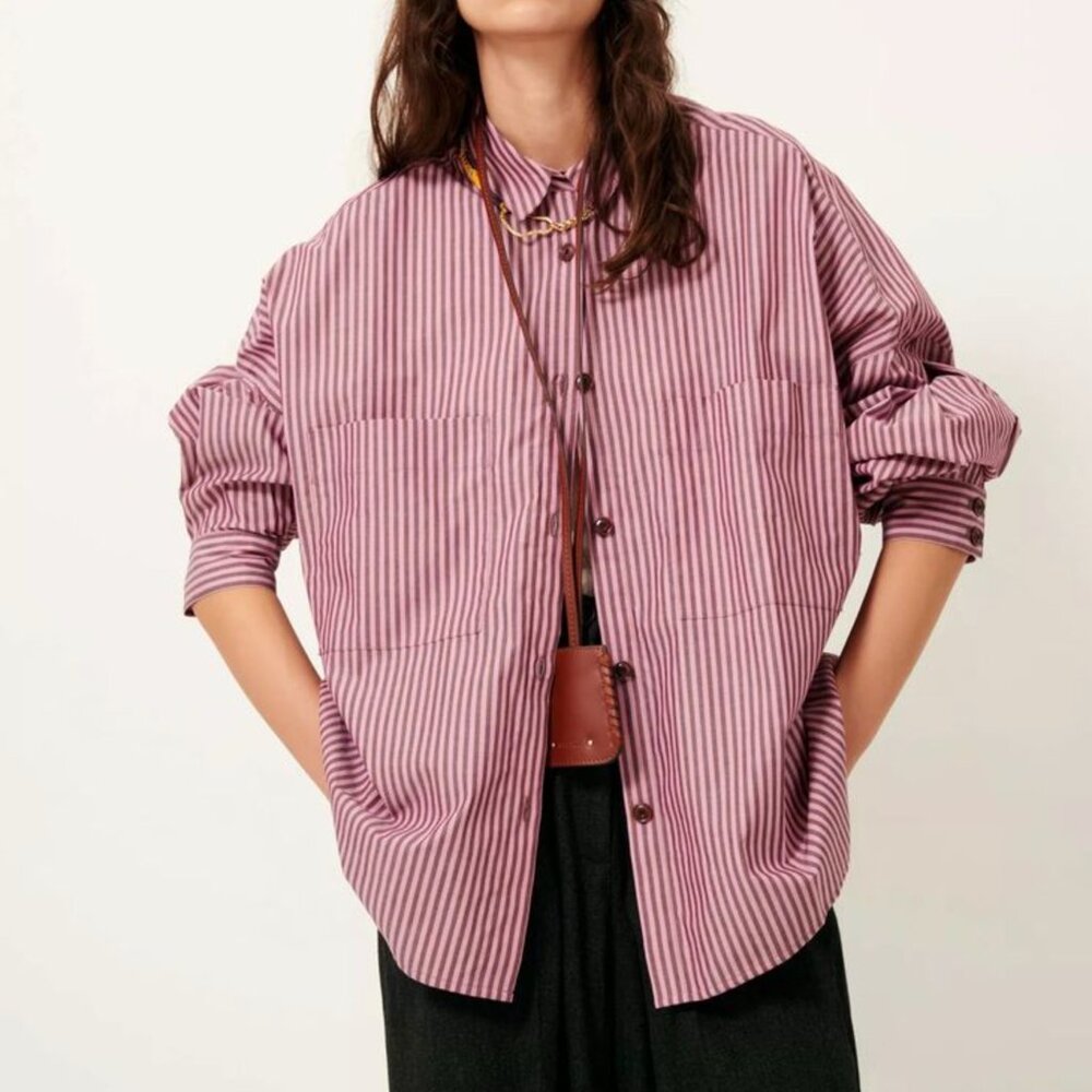 ISO Sessun Fontania Shirt in Berries